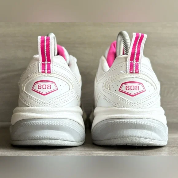 New Balance 608V4 White/Pink Women’s Size 7.5 WX608V4P - Picture 4 of 7